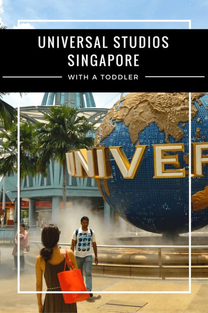 Universal Studios Singapore with a toddler