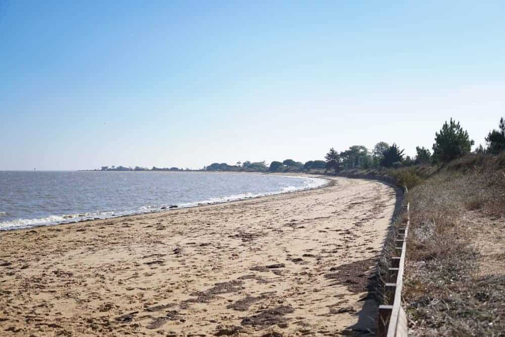 Beach at Fort Royer, Ile d oleron, France