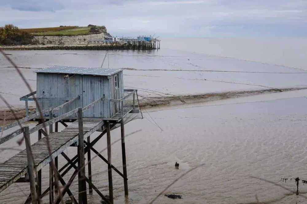 Carrelets in Talmont, France