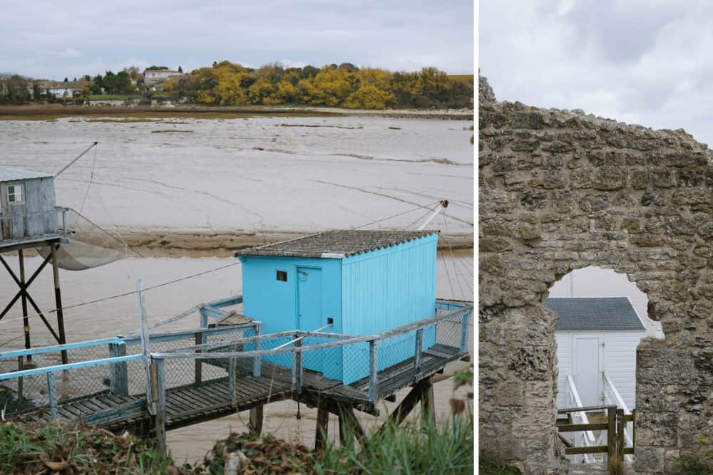 Fishing Carrelets in Talmont, France