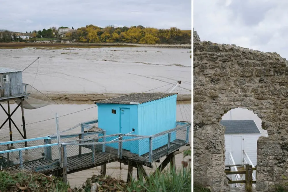 Fishing Carrelets in Talmont, France