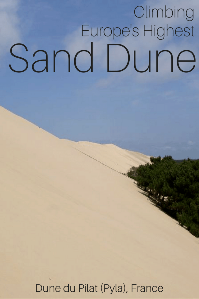 Climbing Europe's highest sand dune - Dune du Pilat, France
