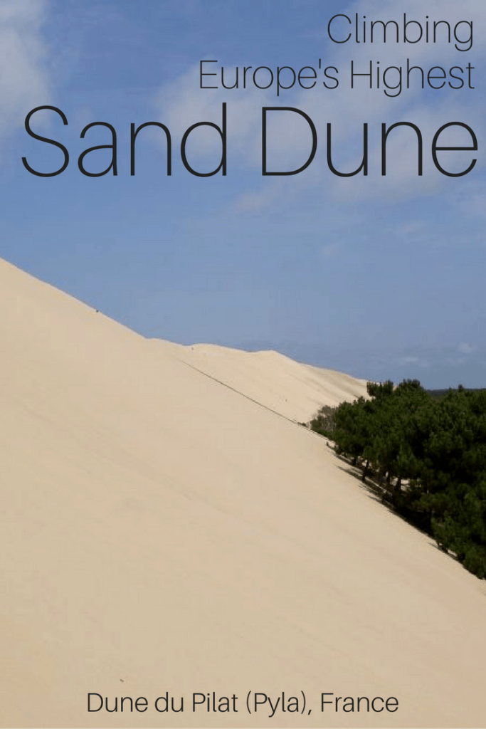 Climbing Europe's highest sand dune - Dune du Pilat, France 