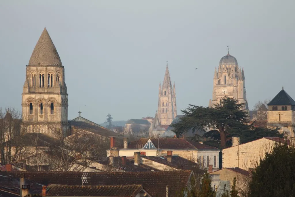 Saintes in Autumn, France