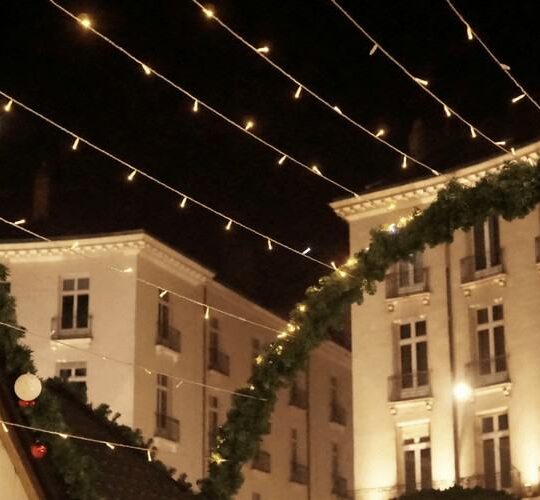 Christmas Markets in Nantes, France. Marché de Noël à Nantes.