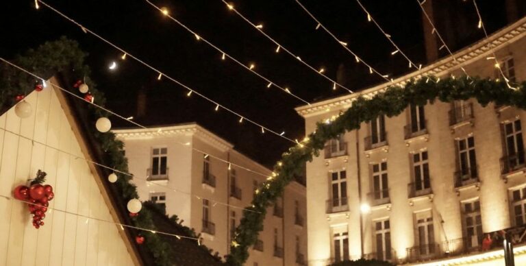 Christmas Markets in Nantes, France. Marché de Noël à Nantes.