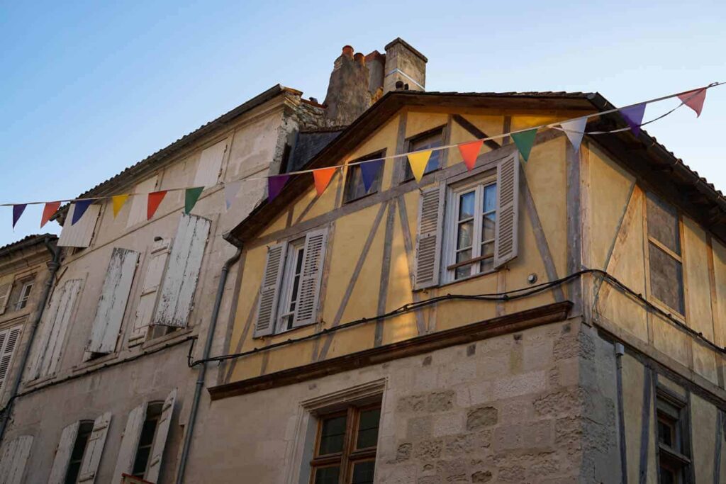Saintes old town. Charente-Maritime, France