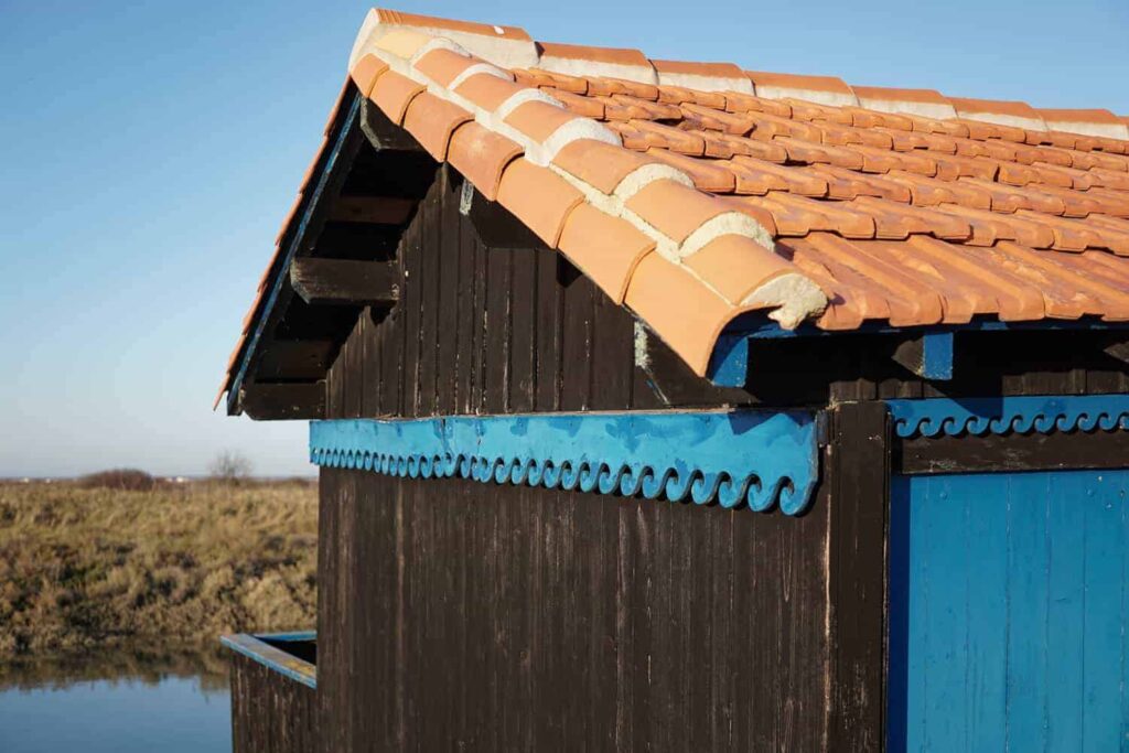 Oyster huts in Mornac-sur-Seudre, France