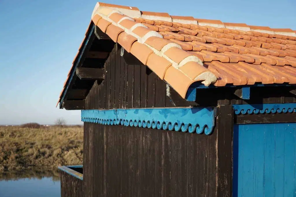 Oyster huts in Mornac-sur-Seudre, France