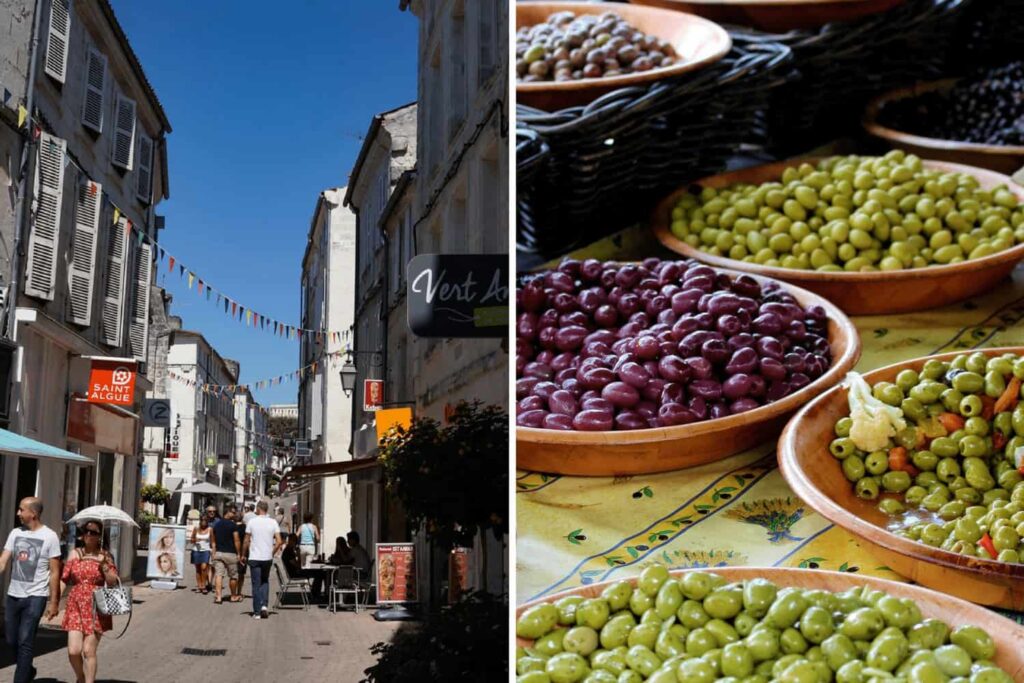 Shopping in Saintes, France