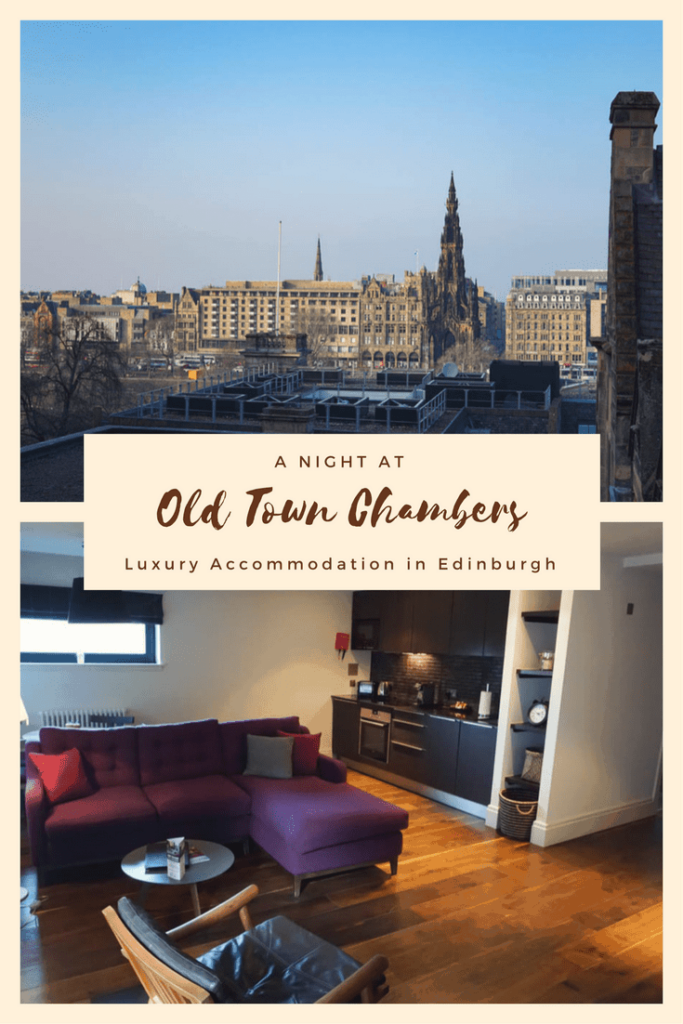 Old Town Chambers offer luxury accommodation in the heart of Edinburgh. These 5-star apartments are the perfect setting for a family holiday, romantic retreat, or business stay. Read our full review of Old Town Chambers here.