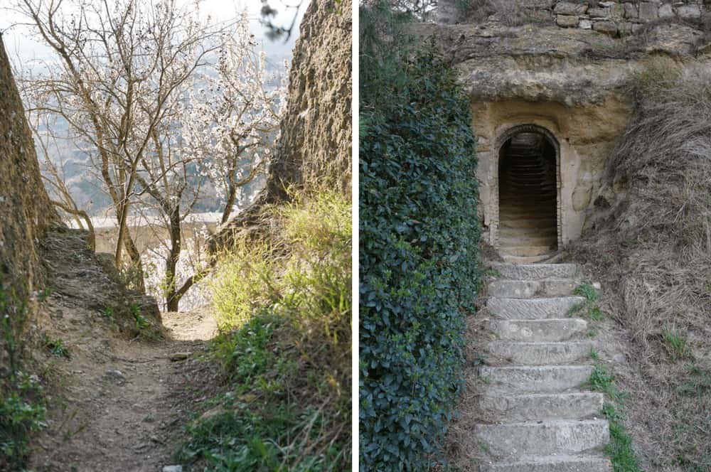 Walking around the château de cadenet, France