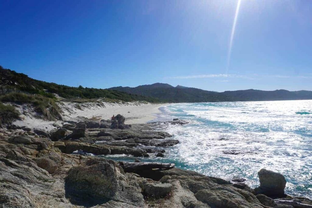 Plage de Saleccia, Corsica, France. How to get to Saleccia Beach