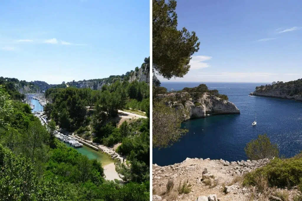 Calanque de Port Miou. The three calanques walk in Provence, France