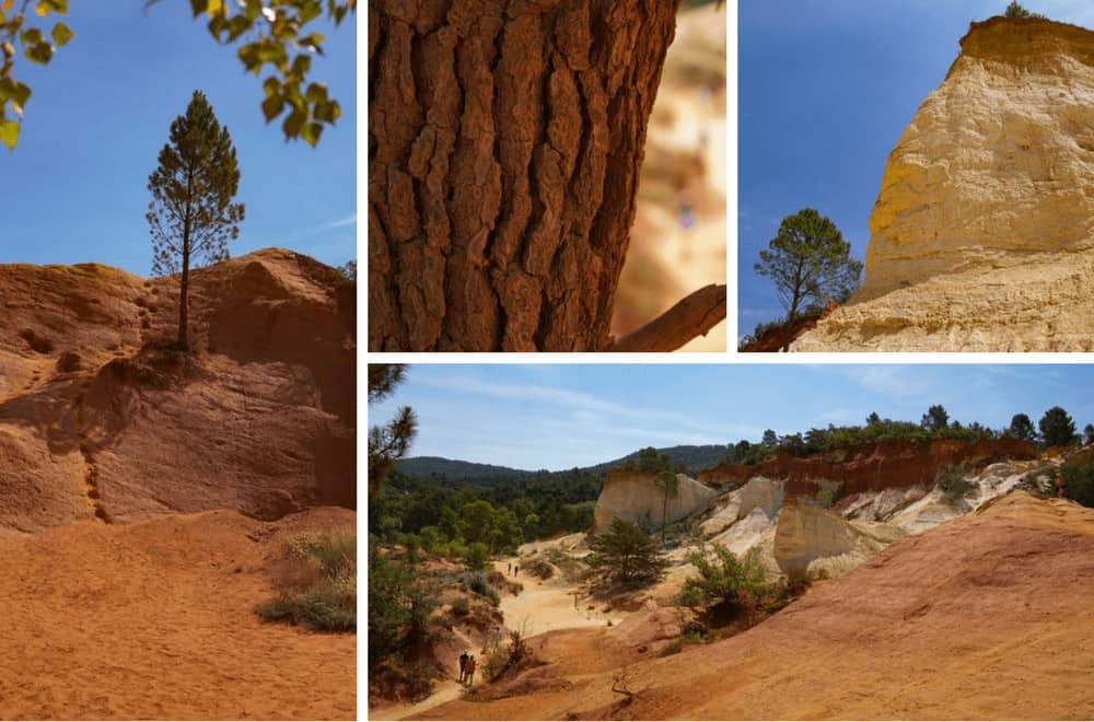 Walking the Colorado Provencal near Rustrel, France