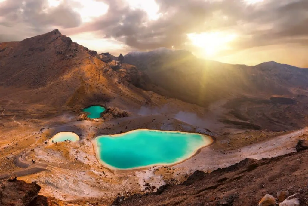 The Tongariro Crossing is part of the Tongariro Northern Circuit - One of New Zealand's Great Walks