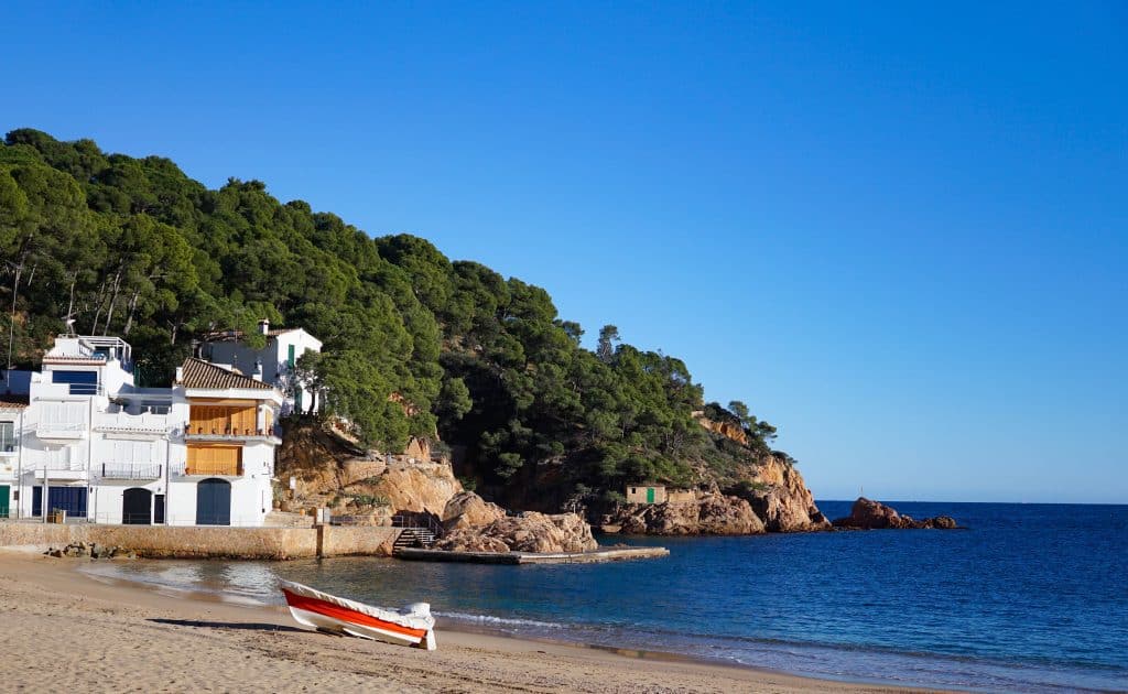 Costa Brava in Winter. Winter sun Spain