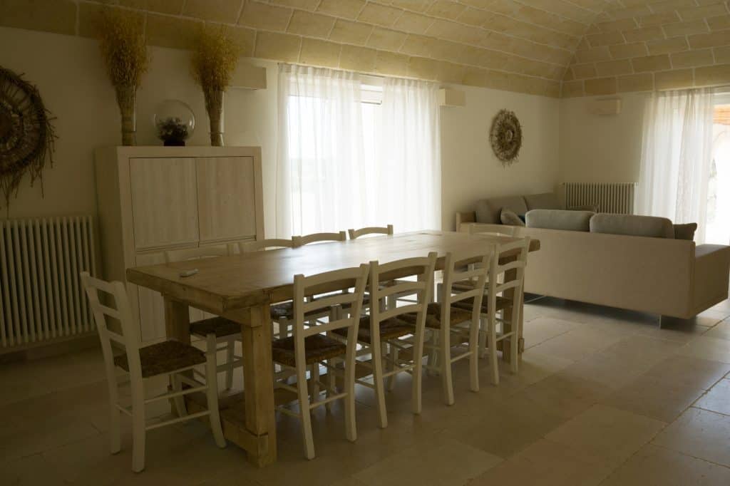 Large group accommodation in Puglia.