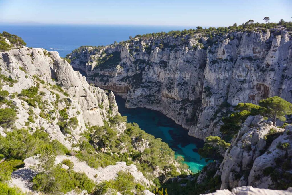 The Calanques de Cassis make a great day trip from Aix-en-Provence