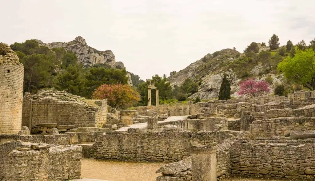 Glanum is a great day trip from Avignon.