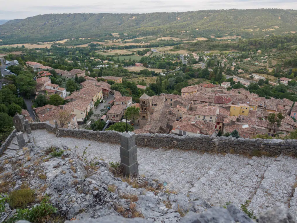 Moustiers-Sainte-Marie village in Provence, France