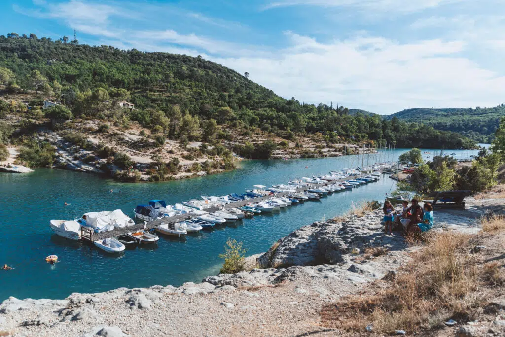 Esparron Lake in Provence