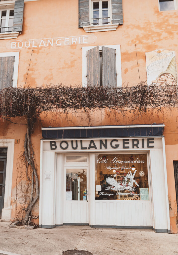 Saint-Saturnin-dʼApt village centre, Provence, France