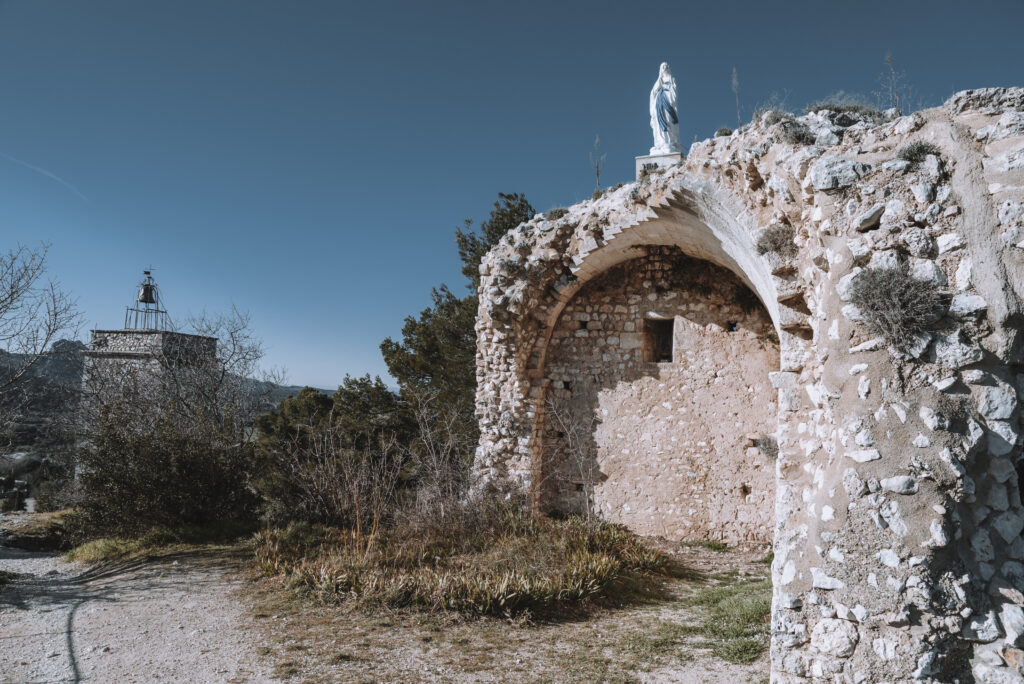 Chapel at the top of Eygalieres in Provence, France