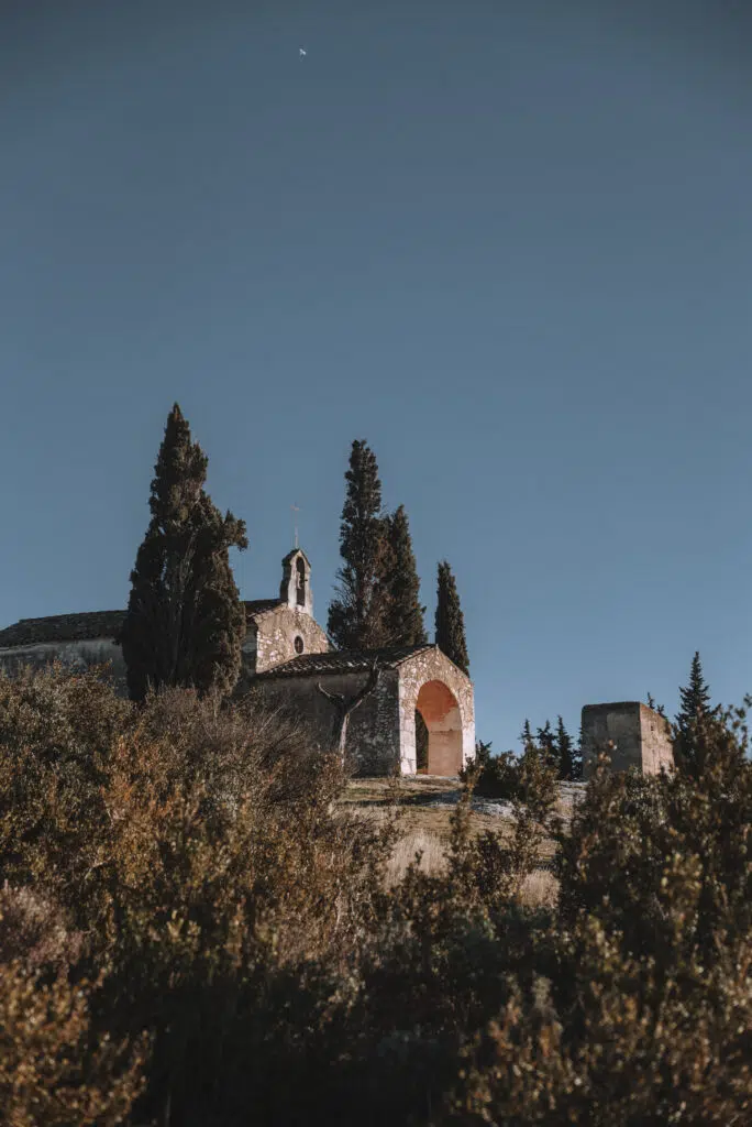 Chapel outside of the village of Eygalières in Provence, France