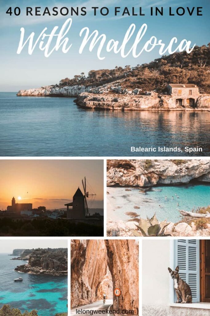 40 Reasons to fall in love with Mallorca, Spain. From the picture-perfect beaches to the dramatic scenery, this collection of stunning photos will have you booking a holiday in Mallorca asap!