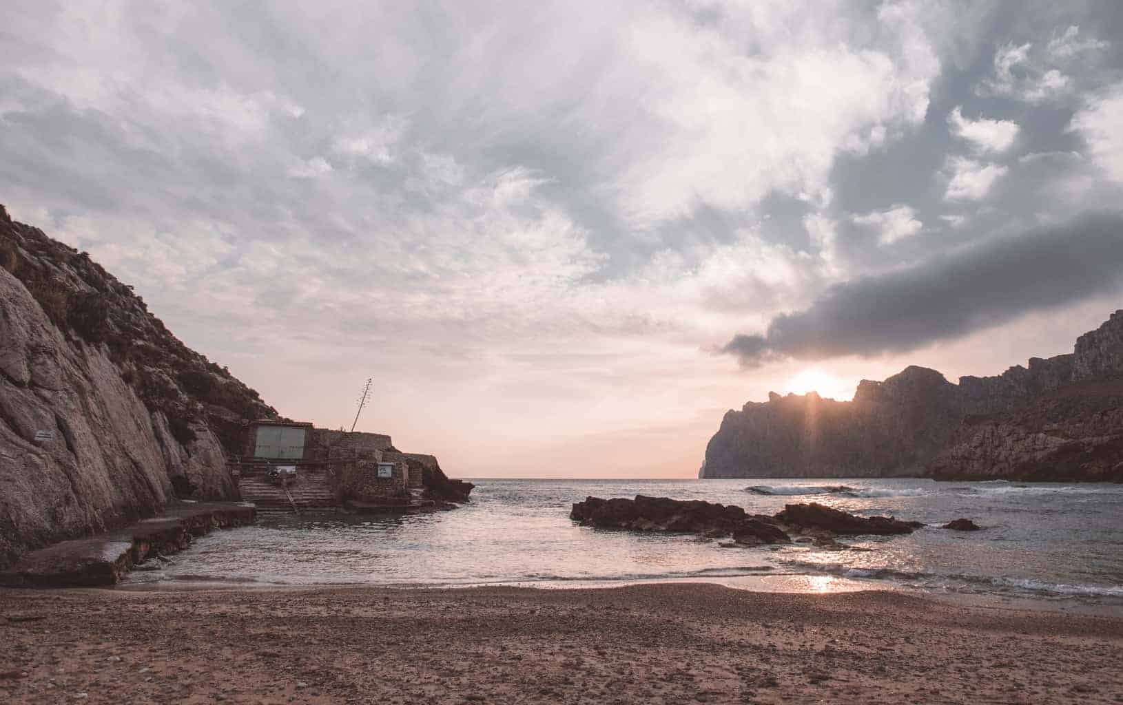 Cala Vincenc beach in Mallorca