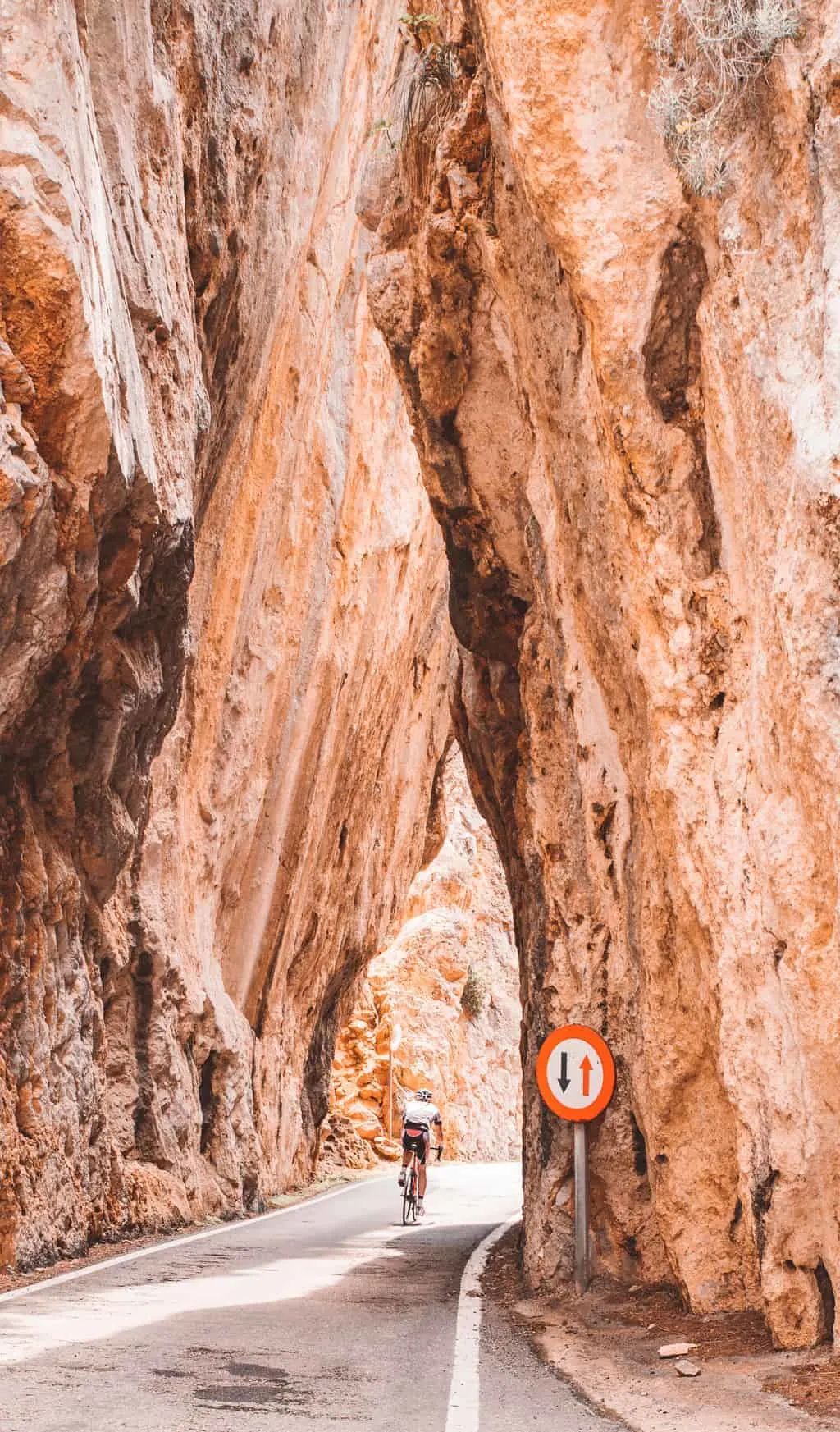 Road to Sa Calobra beach in Mallorca