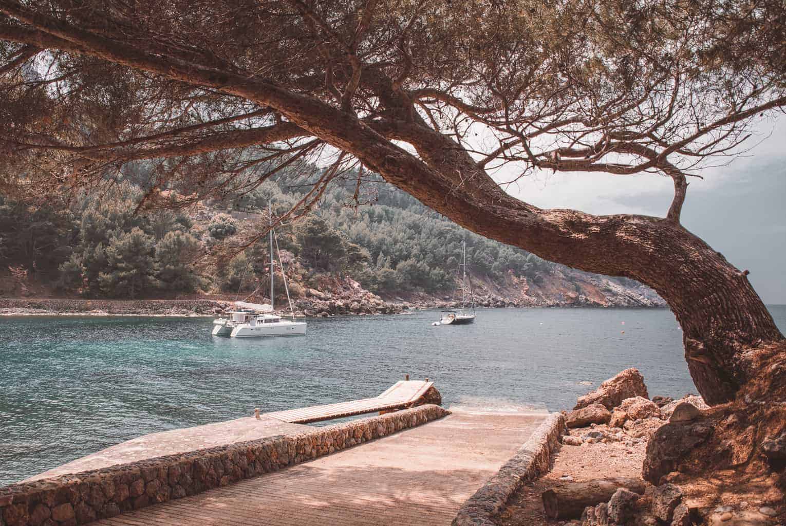 Tuent beach in Mallorca.