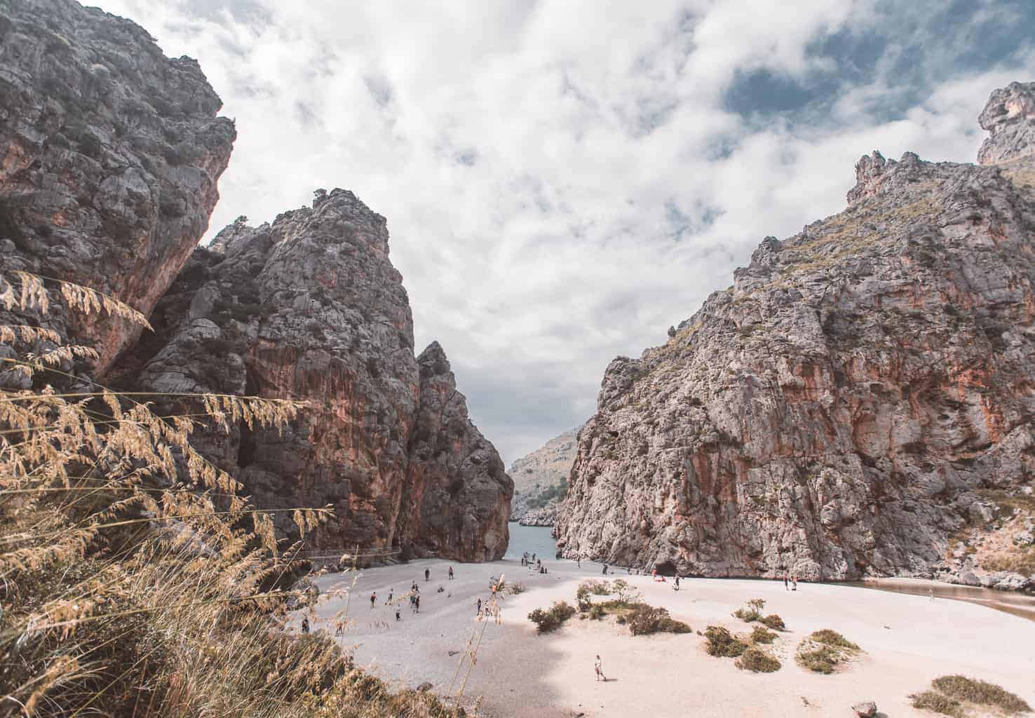 Sa Calobra beach in Mallorca