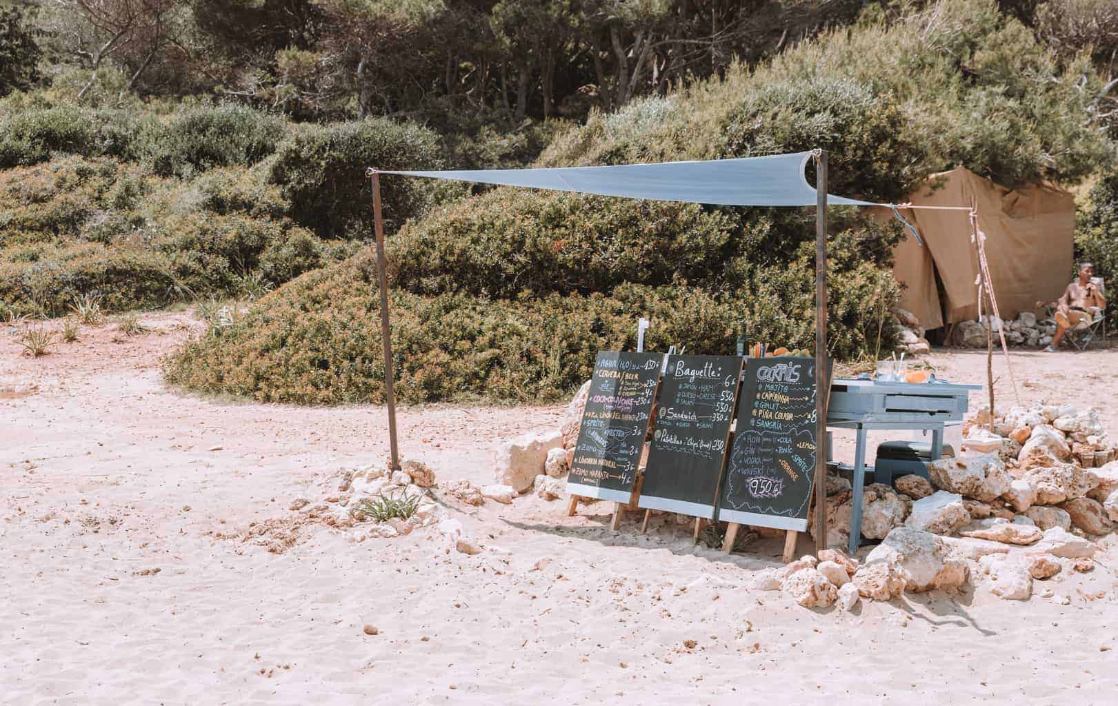 Beach bar in Mallorca, Spain