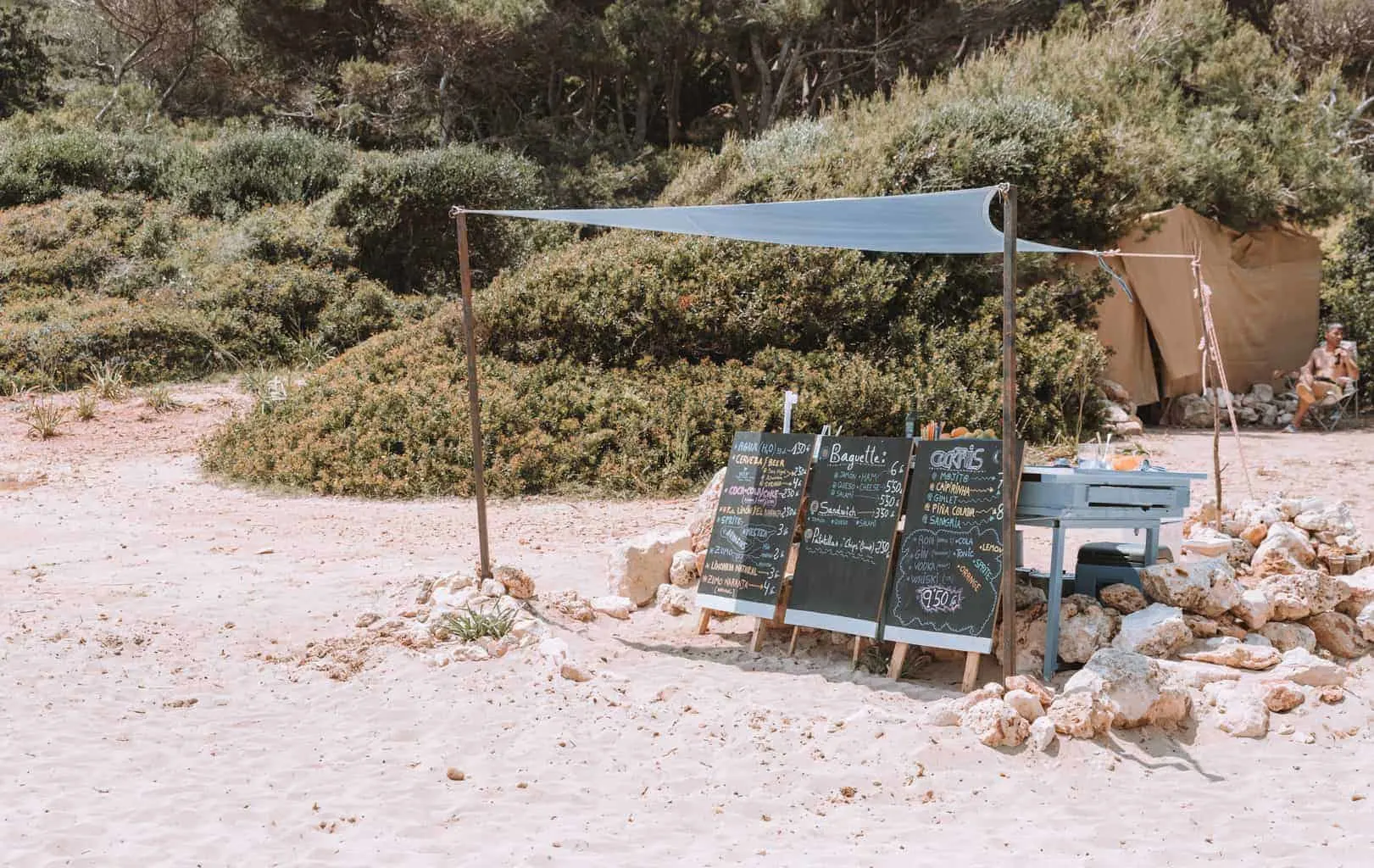 Beach bar in Mallorca, Spain