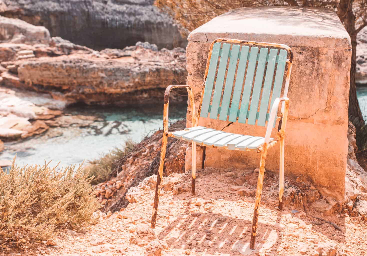 Chari by the beach in Mallorca, Spain