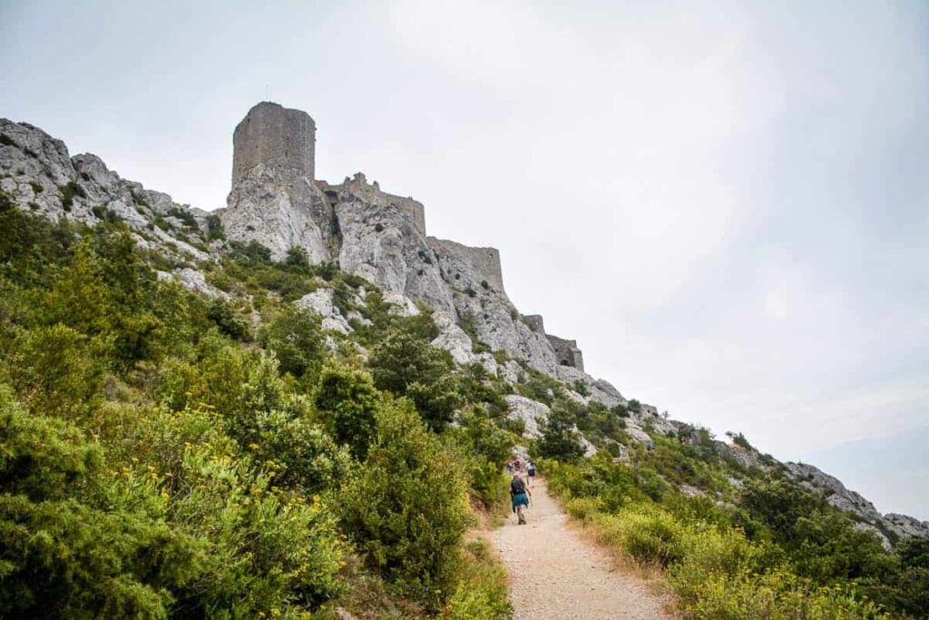 Châteaux de Quéribus is one of the most beautiful castles in France