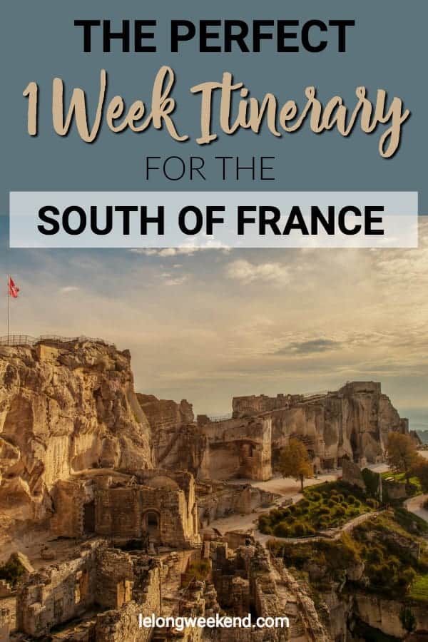 Heading to the South of France and not sure how to best use your time? This one week itinerary takes in the best of southern France and introduces you to some of the best sights in Provence! #Provence #france #itinerary #southoffrance