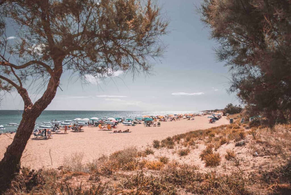 Salento Maldyvai yra vienas geriausių Apulijos paplūdimių.