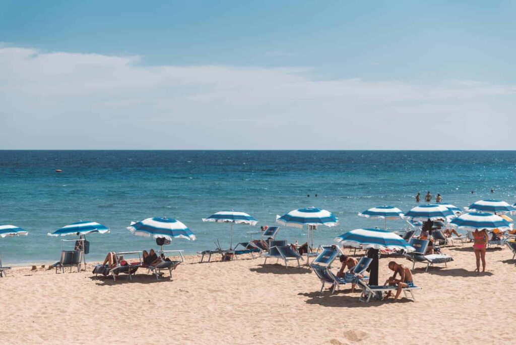 geriausi salento apulijos paplūdimiai