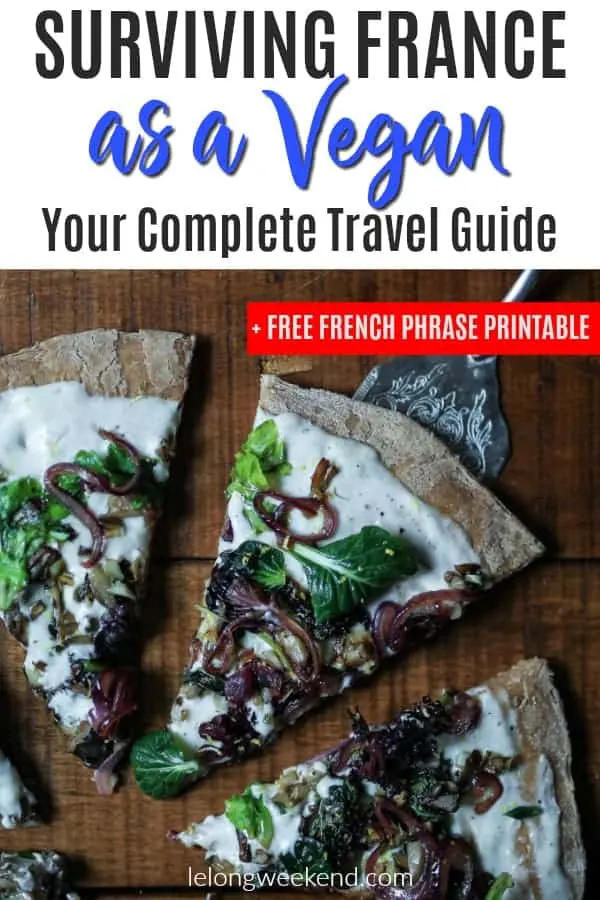 If you're a vegan travelling to France, you may be worried about how you'll get by in a country renowned for meat & cheese! Being vegan in France doesn't have to be difficult - if you know what to look for! Read our complete vegan travel guide to France and download your free French vegan phrase printable!