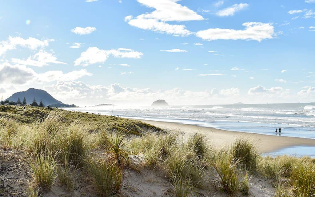 as melhores praias da Nova Zelândia.