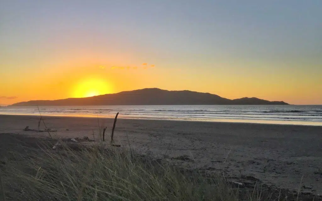 Waikanae beach sunset.