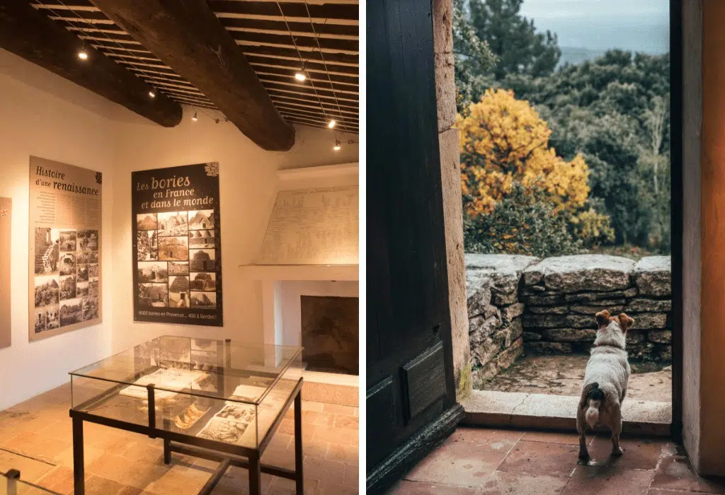 Onsite museum at the Village des Bories, Provence, France