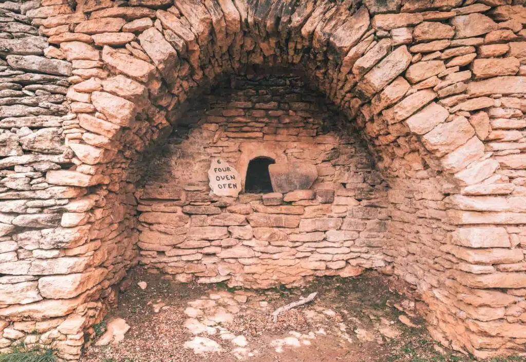 Visiting the village des bories in Gordes, Provence, France