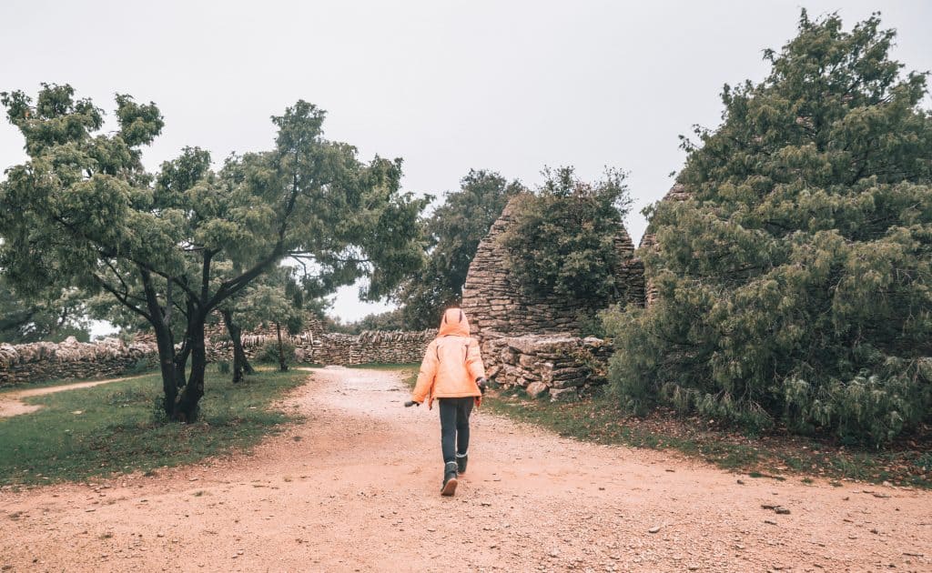 Visiting the village des bories in Gordes is a great thing to do with kids in Provence.