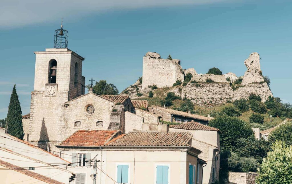 Le château du Duc de Guise in Orgon, France