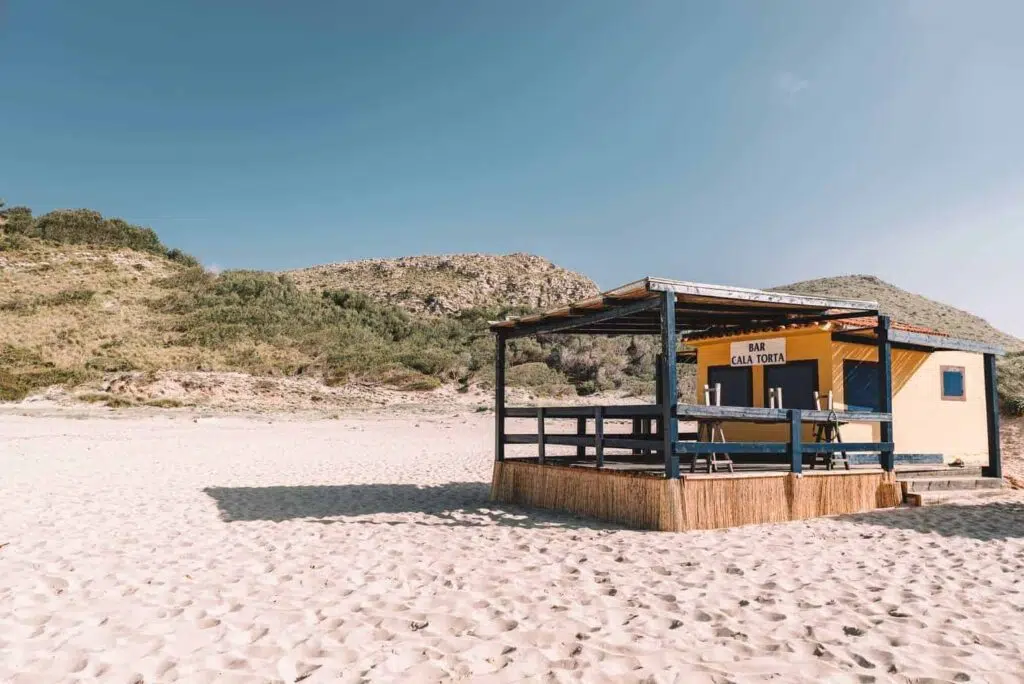 Cala Torta is one of the best secluded beaches of Mallorca.