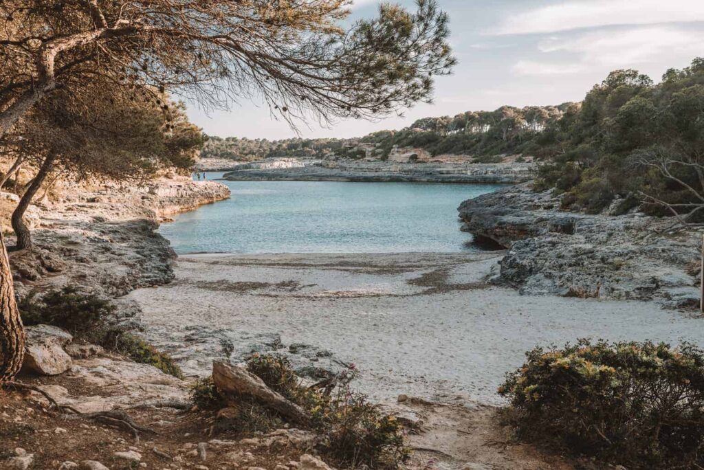 The most beautiful beaches in Majorca Spain.